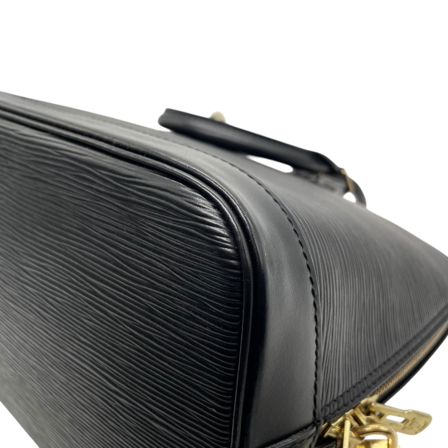 極美品 LOUIS VUITTON ルイヴィトン エピ アルマ 2WAY ハンドバッグ ショルダーバッグ 黒 ノワール ブラック レザー ゴールド金具 M52142 斜め掛け可 メンズ B