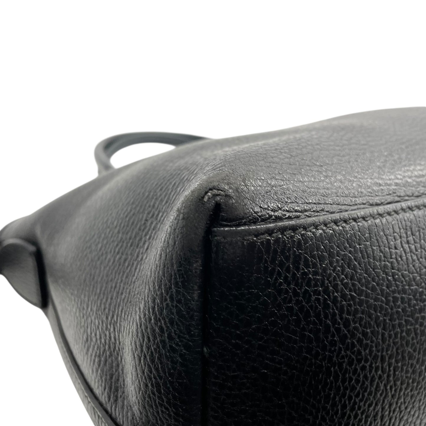 美品 GUCCI グッチ 2WAY ハンドバッグ ショルダーバッグ 449651 インターロッキングG ブラック レザー ゴールド金具 斜め掛け可 レディース D