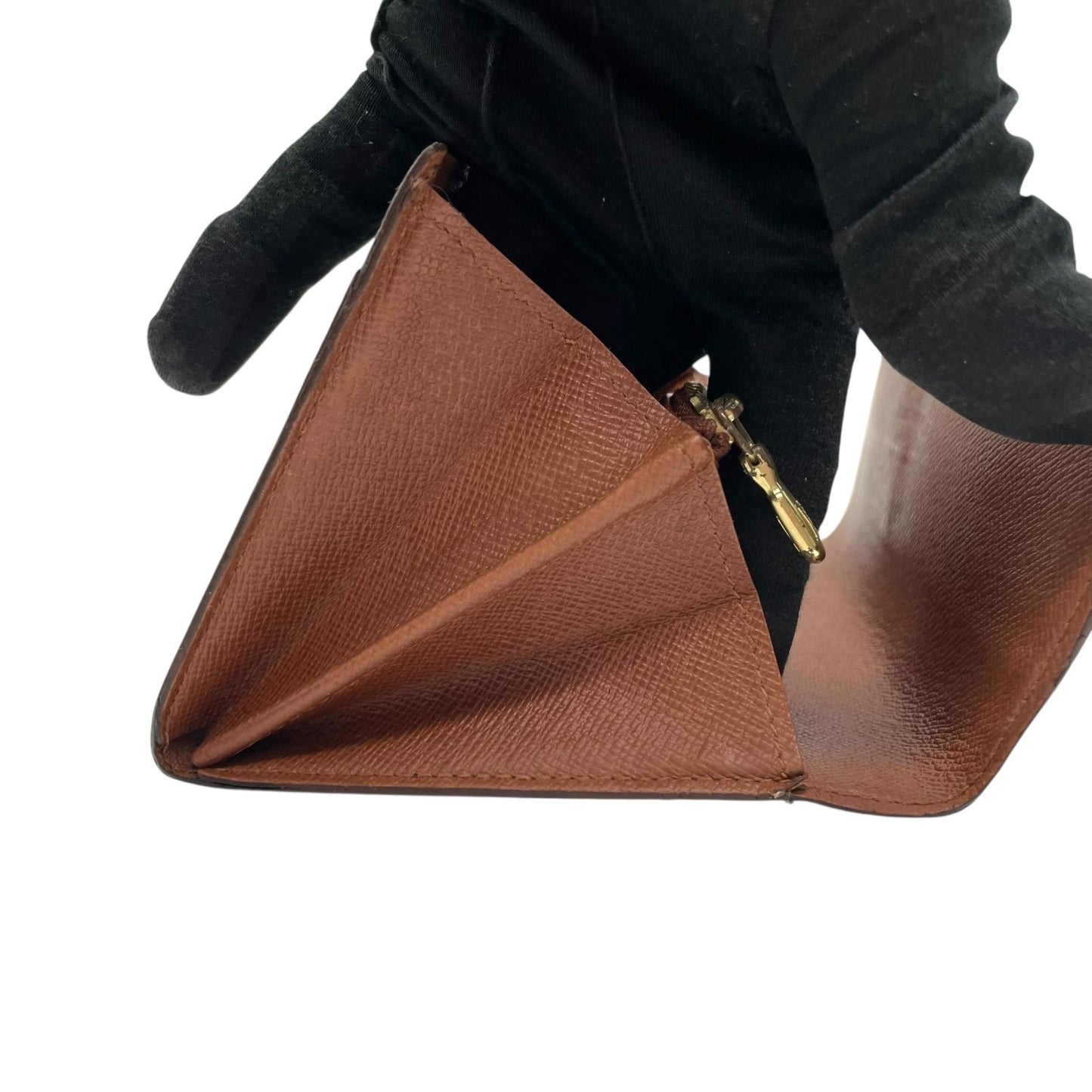 LOUIS VUITTON ルイ・ヴィトン MM61725 長財布 PVC/レザー ブラウン【中古】 レディース