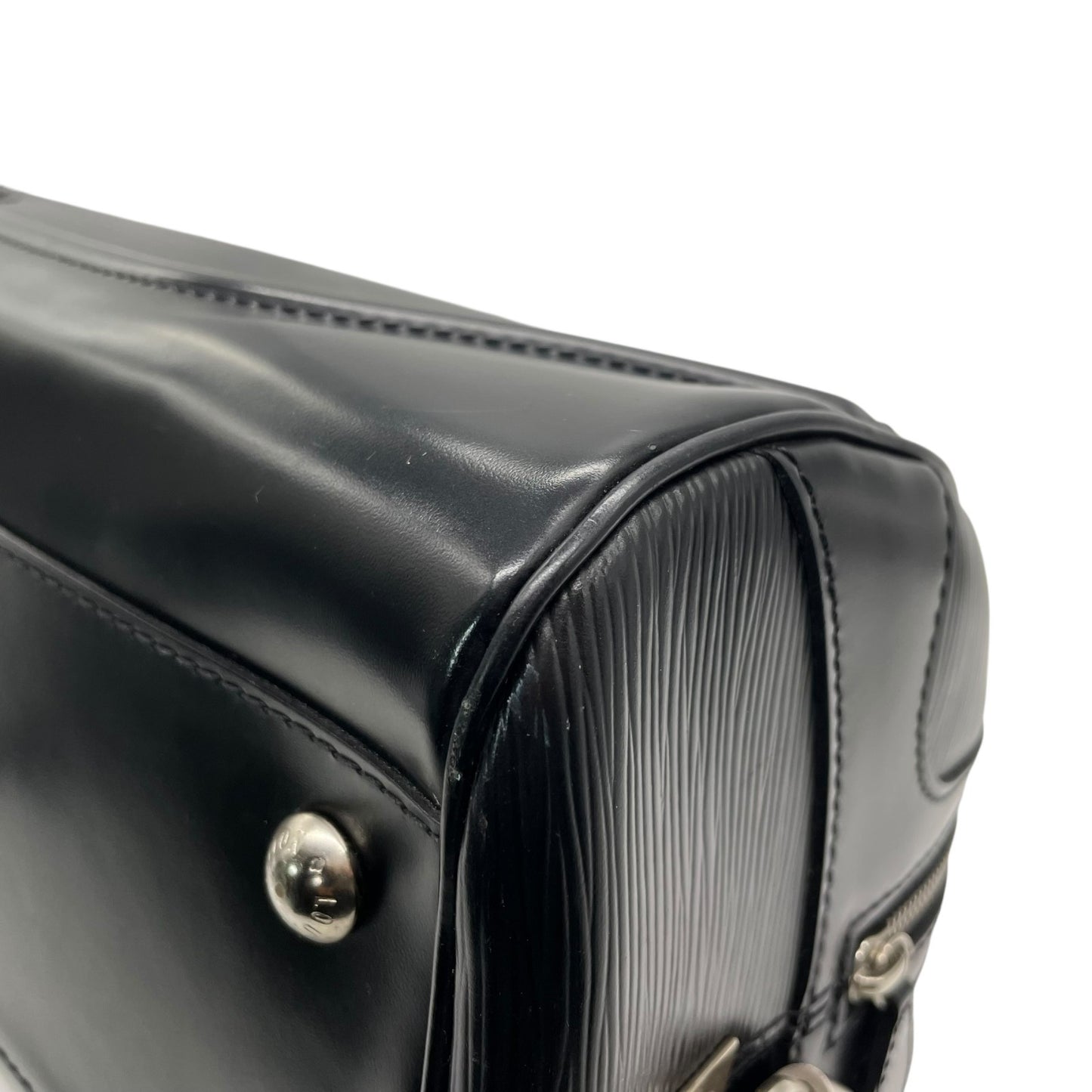 美品 LOUIS VUITTON ルイヴィトン エピ ボーリング モンテーニュPM ハンドバッグ M59322 ミニボストンバッグ ブラック 黒 ノワール レディース 高級感 シック Louis Vuitton B