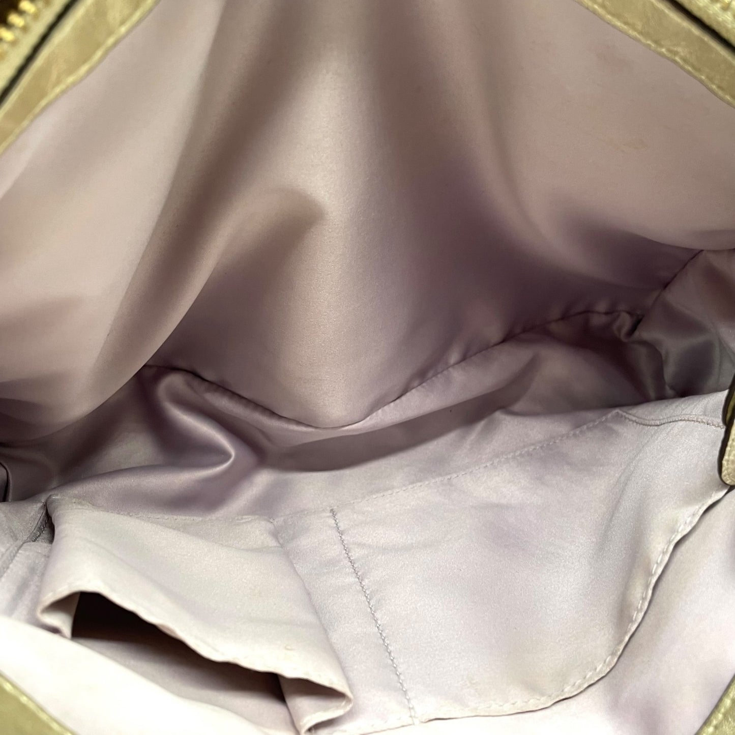 COACH コーチ トートバッグ ショルダーバッグ F16475 コレット シグネチャー キャリーオール サテン キャンバス レザー ベージュ ゴールド 肩掛け可 レディース E10