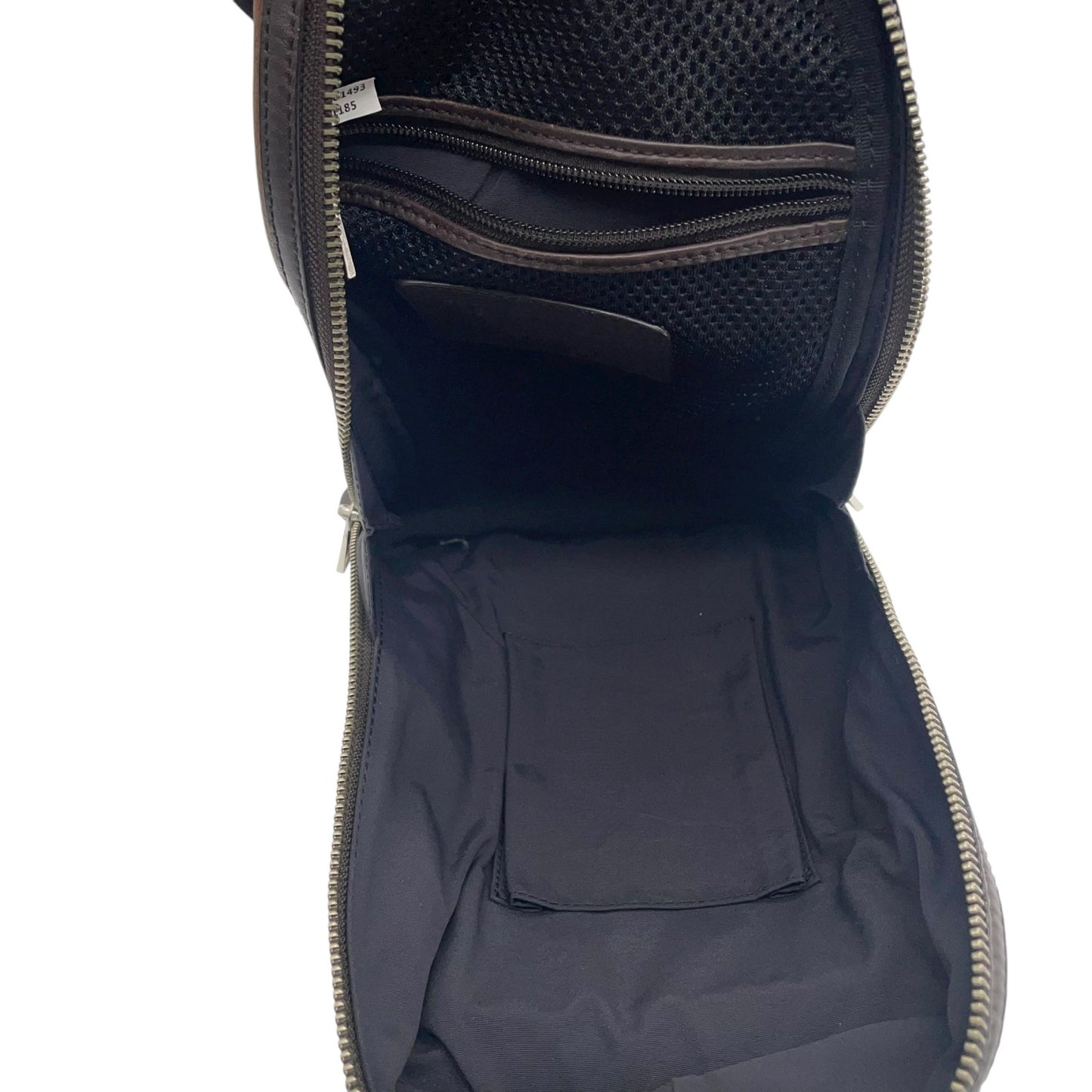 コーチ COACH レザー ボディバッグ ワンショルダー 斜め掛け 茶色 ブラウン シルバー金具 メンズ レディース U2