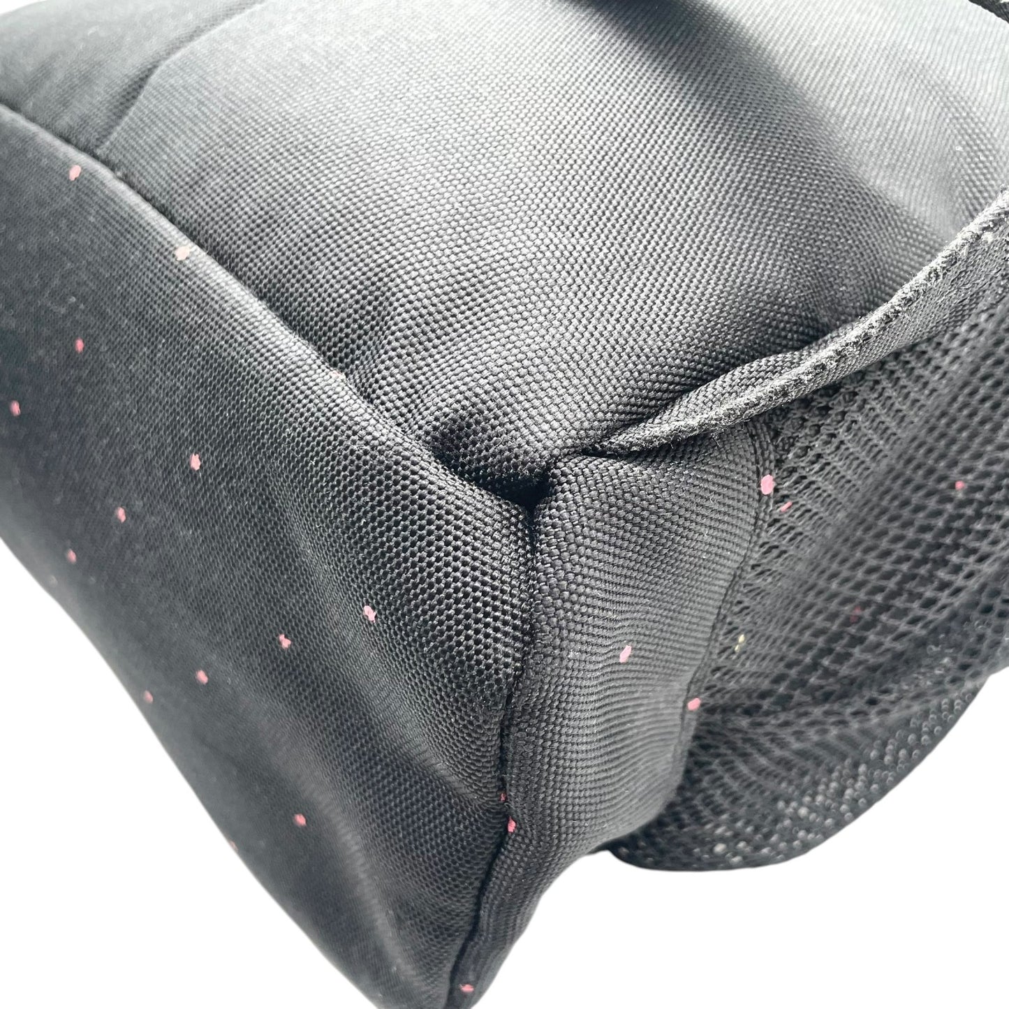 美品 アウトドアプロダクツ OUTDOOR PRODUCTS コーデュラ リュックサック バックパック 黒 ブラック ドット柄 S93