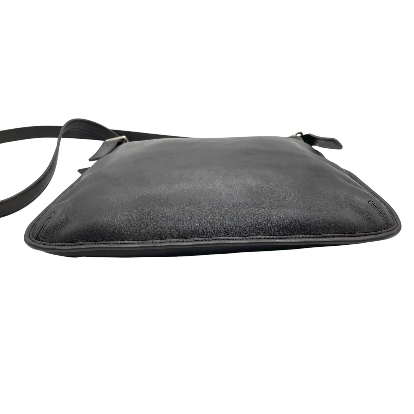 コーチ COACH オールドコーチ レザー ショルダーバッグ 肩掛け 黒 ブラック ホーボーバッグ トート シンプル 本革 C3