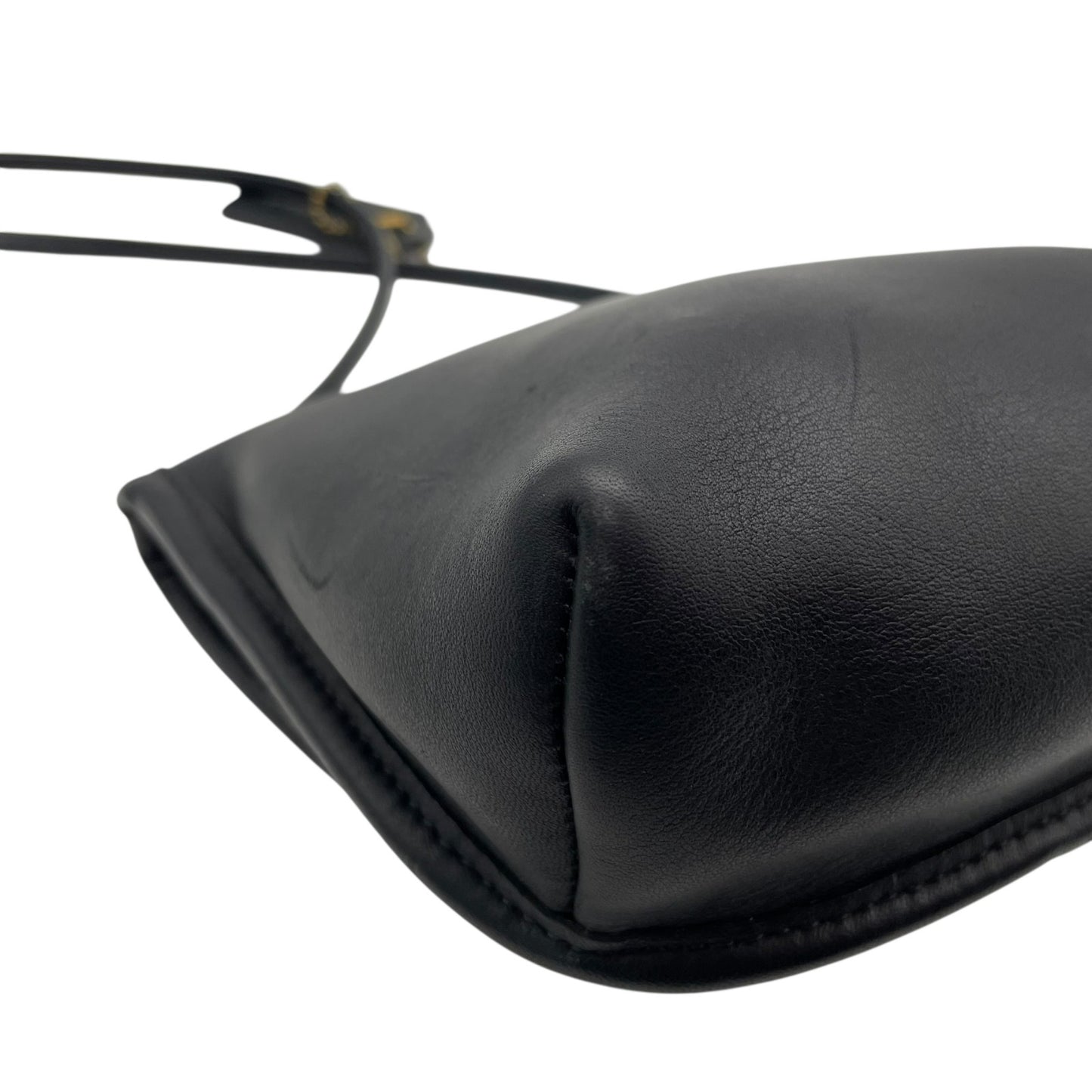 美品 希少 コーチ COACH オールドコーチ ターンロック ショルダーバッグ 9934 黒 ブラック レザー USA製 ヴィンテージ Z2