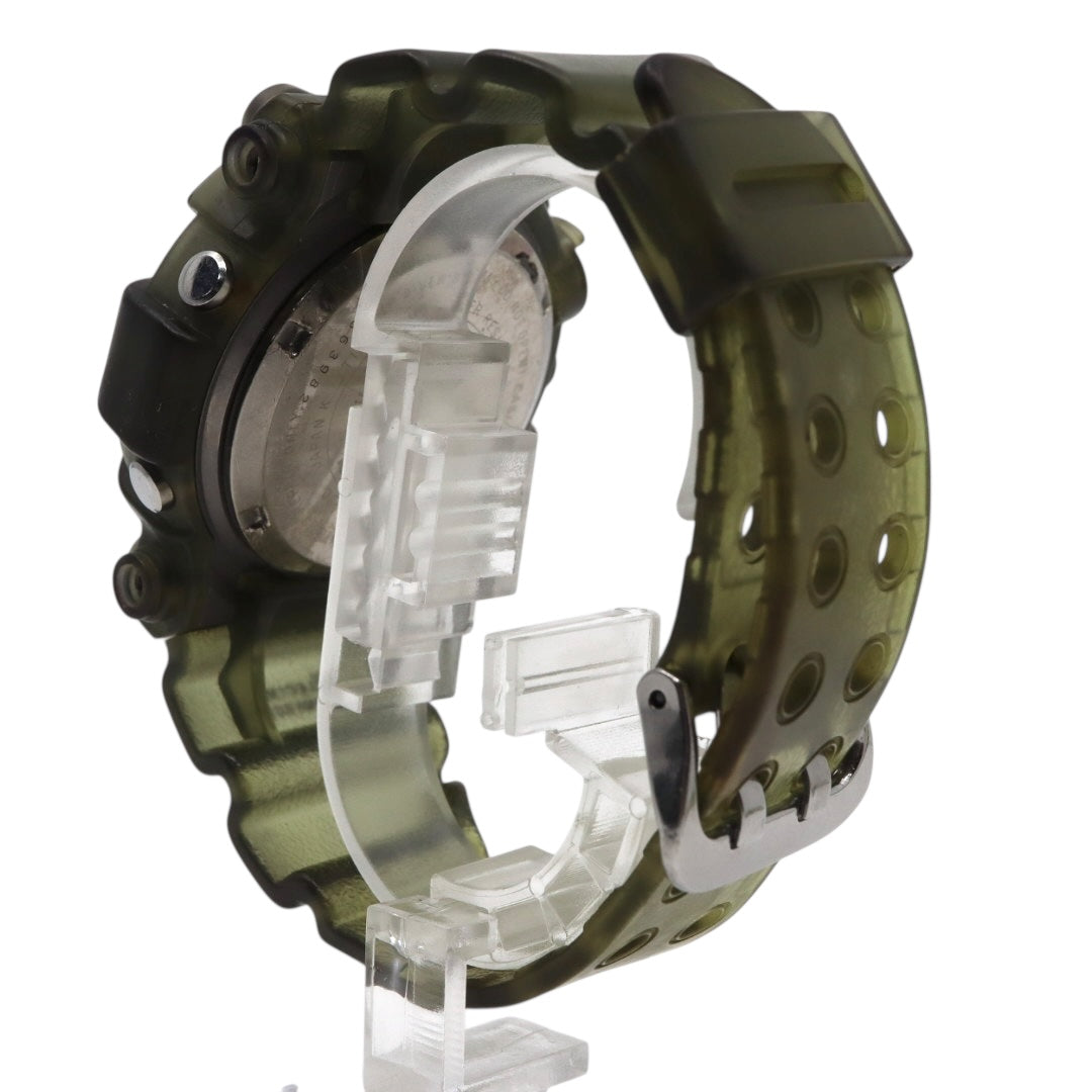 【美品】カシオ G-SHOCK FROGMAN DW-8200 フロッグマン 腕時計 メンズ デジタル チタン 200M防水 スケルトン カーキ ヴィンテージ 90年代 ストリート カジュアル タフ クリーニング済み G2