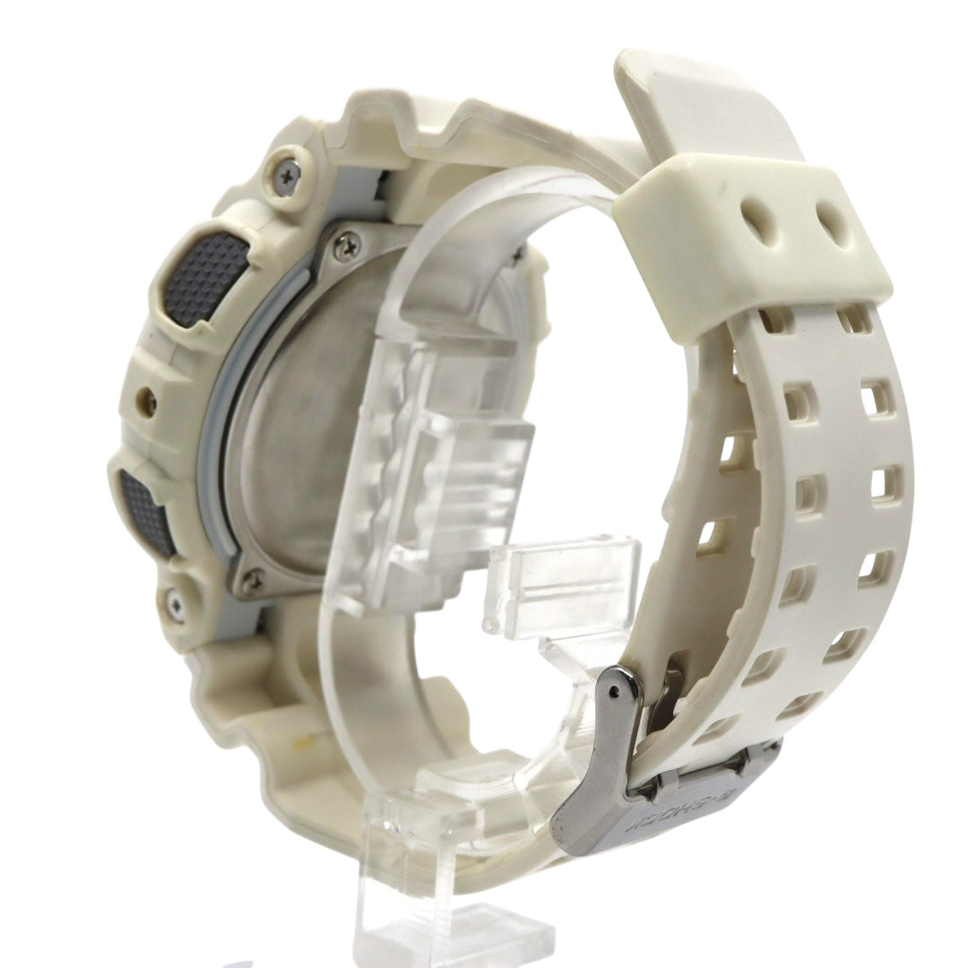 【美品/クリーニング済】カシオ G-SHOCK 腕時計 GA-110RG メンズウォッチ デジアナ アナデジ クォーツ ホワイト ブラック ゴールド ストリート カジュアル 耐衝撃構造 20気圧防水 稼働品 G7