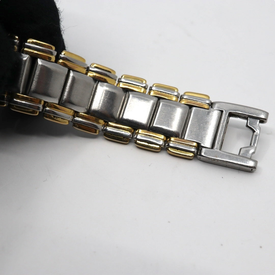 【電池交換済】バーバリー Burberrys 腕時計 11500L レディースウォッチ クォーツ コンビ シルバー ゴールド ローマンインデックス ホースロゴ クラシック ヴィンテージ アナログ 稼働品 G3