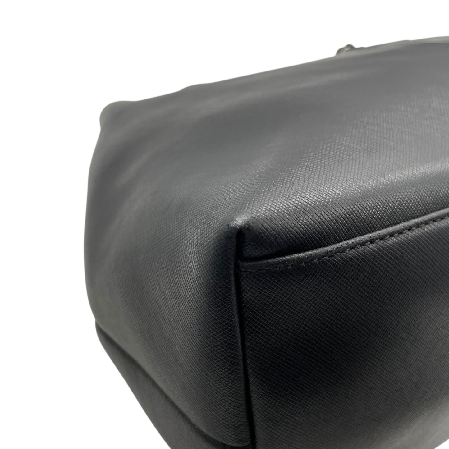 コーチ COACH トートバッグ チェーンハンドル ショルダー 肩掛け ロングハンドル F31752 黒 ブラック レザー クロシェット シルバー金具 A4対応 通勤 通学 U12