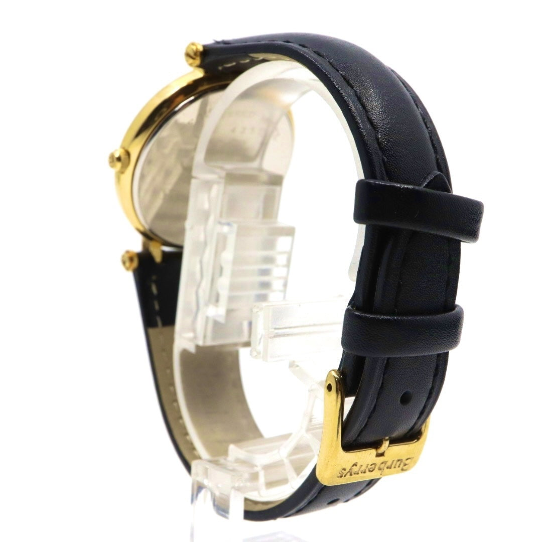 BURBERRY バーバリー 腕時計 ゴールド クオーツ ホワイト文字盤【中古】 ユニセックス