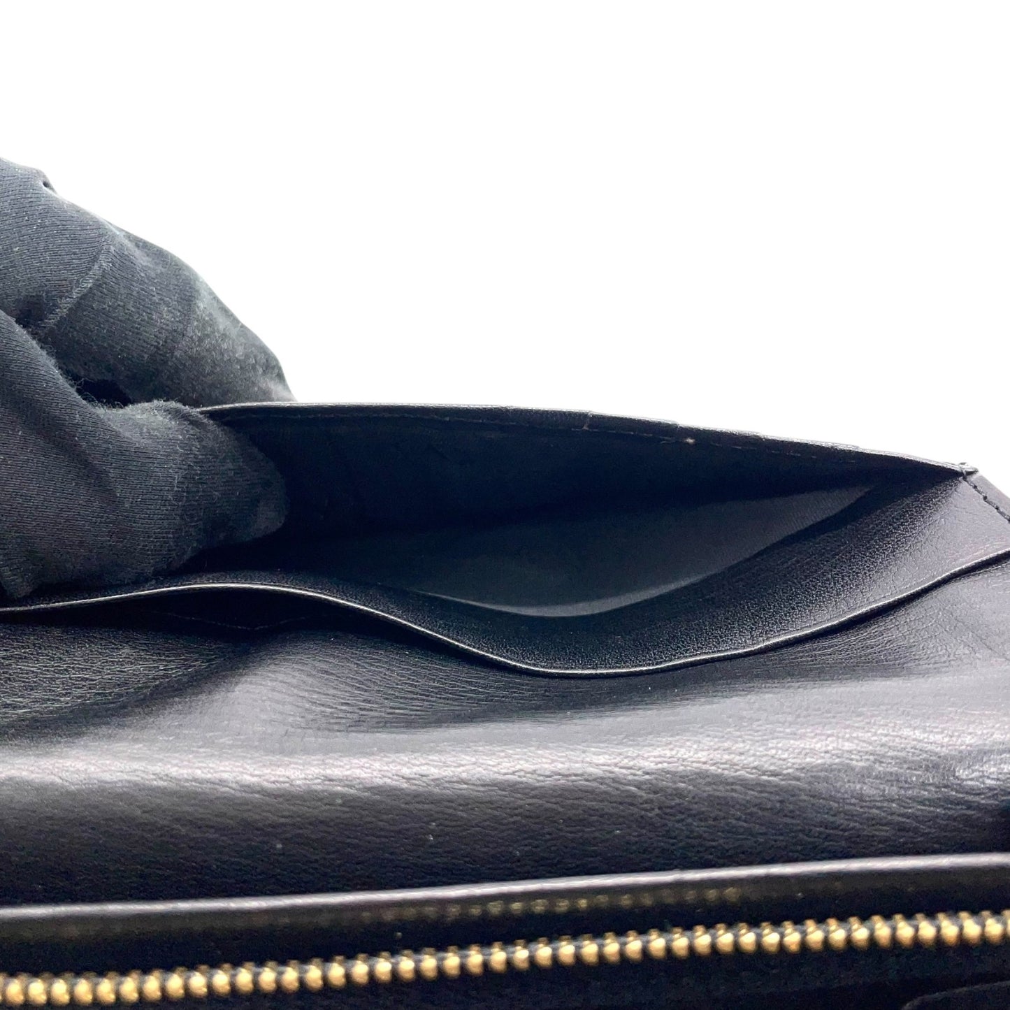 ヴァレンティノ ガラヴァーニ VALENTINO GARAVANI レザー 二つ折り財布 黒 ブラック ロゴ刻印 ゴールド金具 金金具 ヴィンテージ メンズ レディース W4