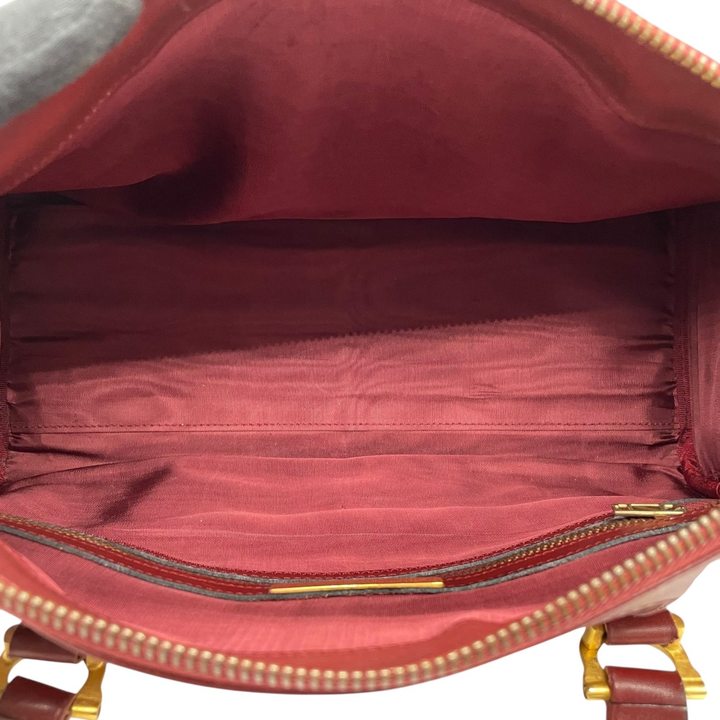 カルティエ Cartier マストライン ハンドバッグ ミニボストン ボルドー ワインレッド 赤 レザー ゴールド金具 2Cモチーフ 南京錠 レディース B