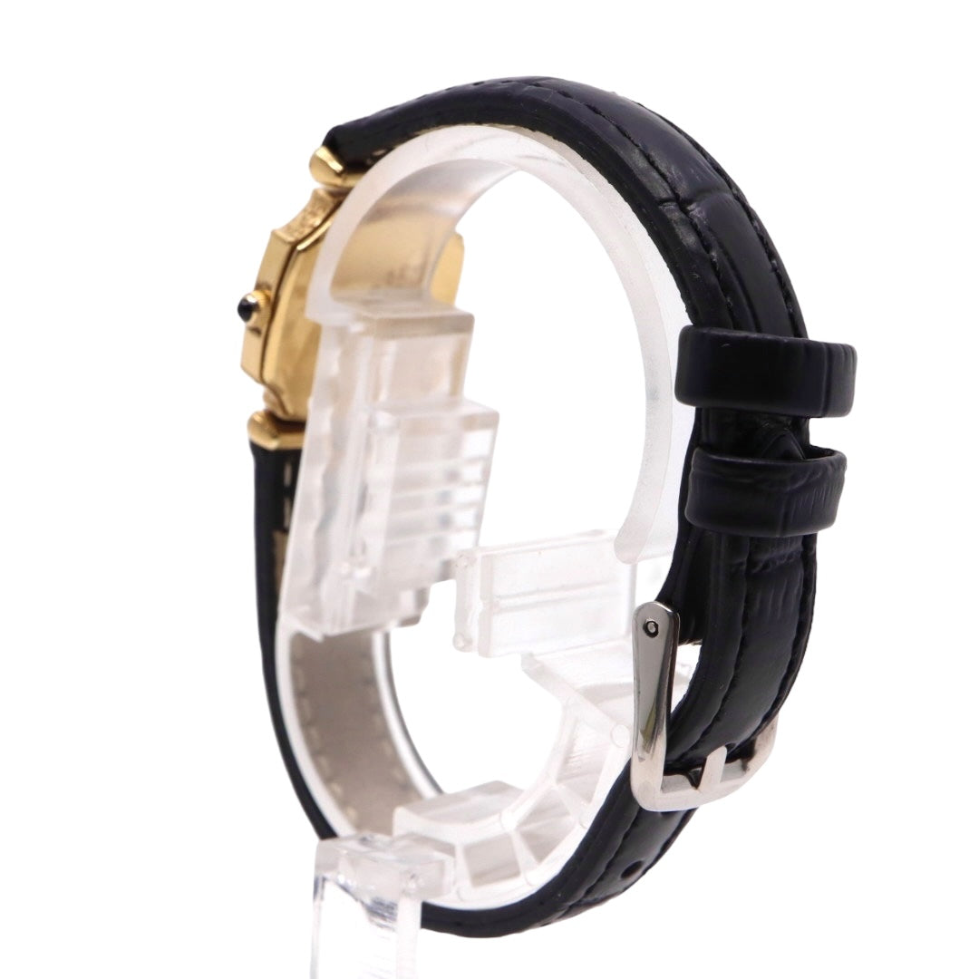 【稼働品/新品ベルト】シチズン エクセラ 腕時計 2200-221389 レディース クオーツ アナログ ローマンインデックス ブラック文字盤 ゴールド GP レザー ドレスウォッチ クラシック エレガント ヴィンテージ G9