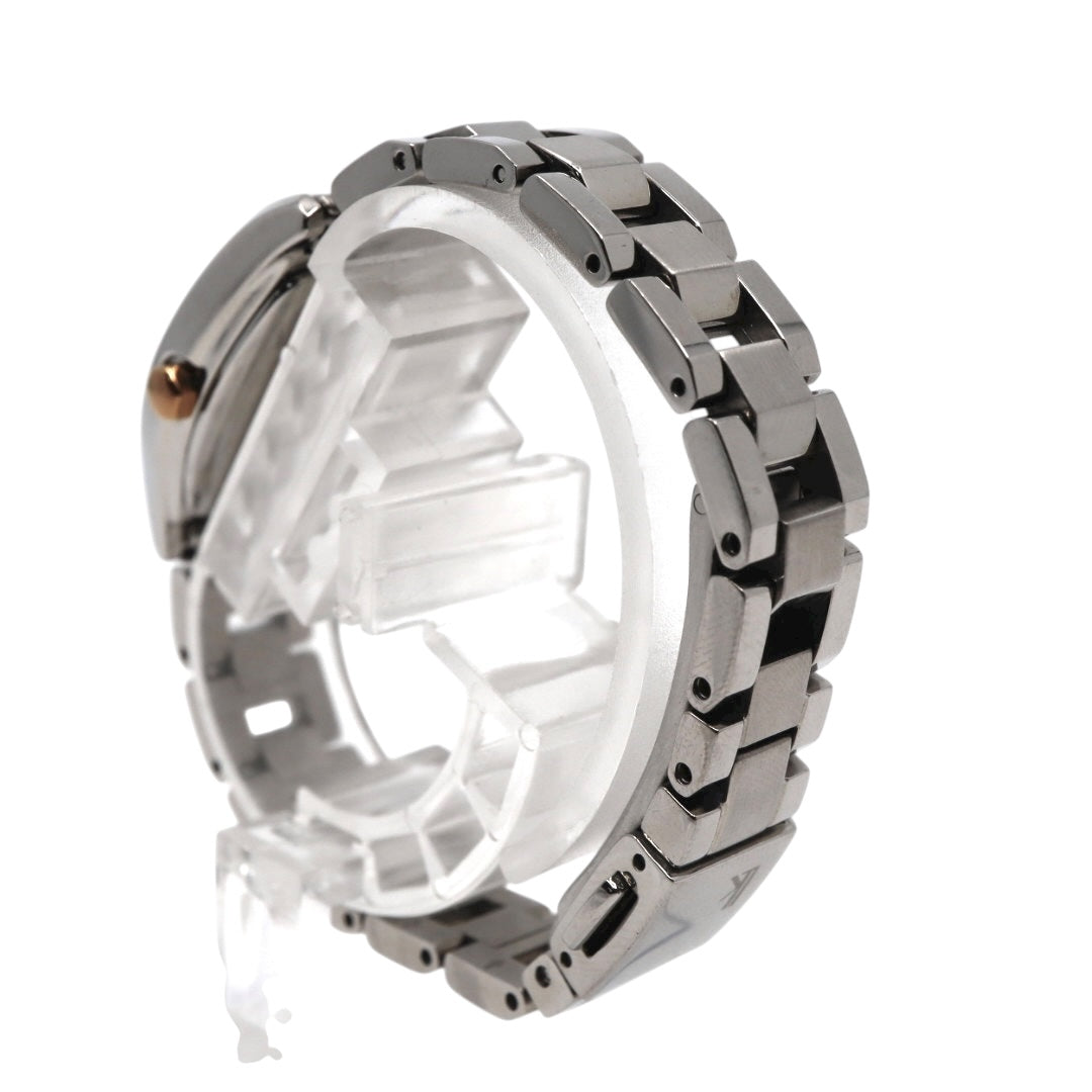 SEIKO セイコー ルキア LUKIA ソーラー V117 トノーケース ローマンインデックス ステンレススチール ピンクゴールドカラー針 レディース腕時計 G11