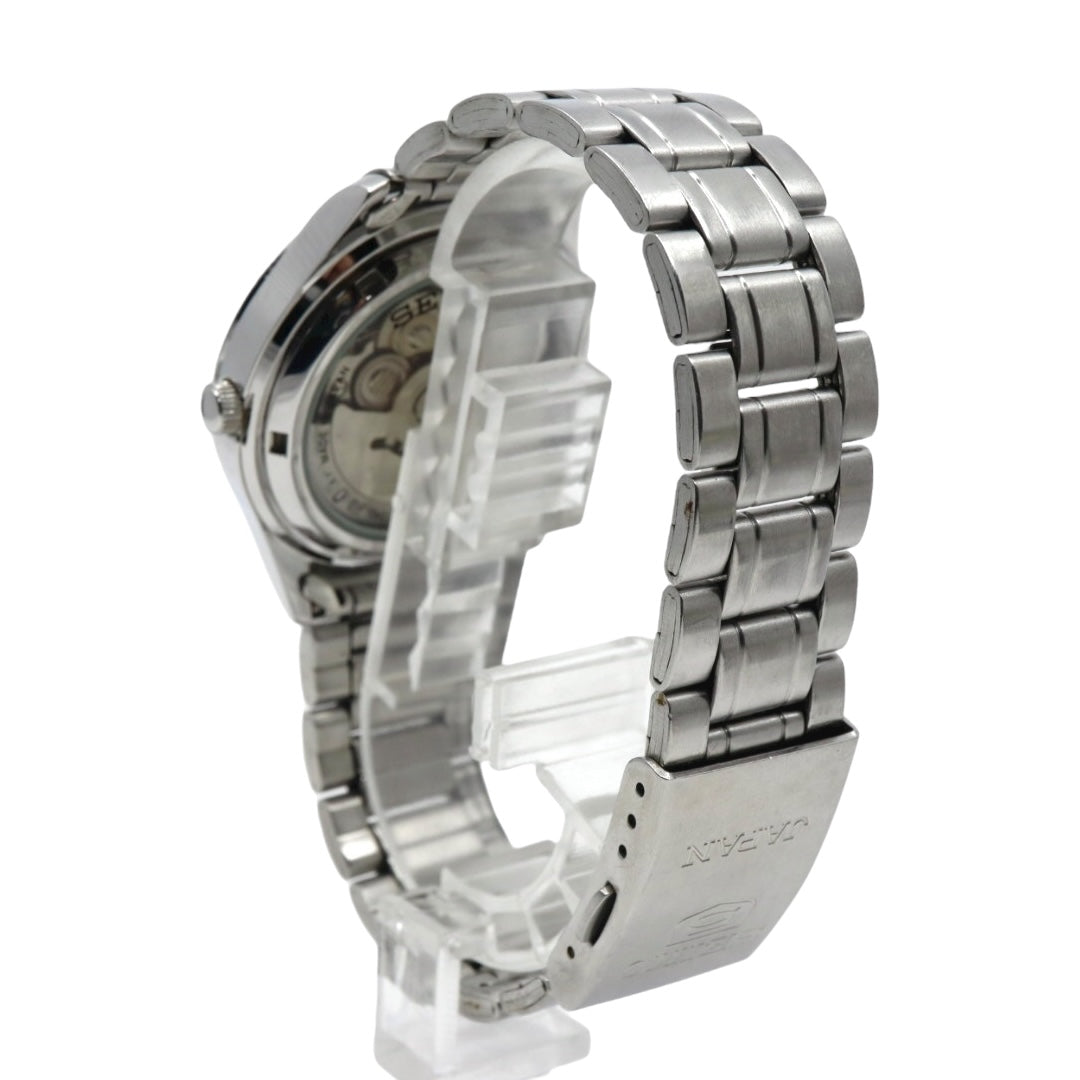 SEIKO セイコー 5 自動巻き メンズ腕時計 ブラウン文字盤 デイデイト ステンレス 裏スケルトン 7S26 Made in Japan G11
