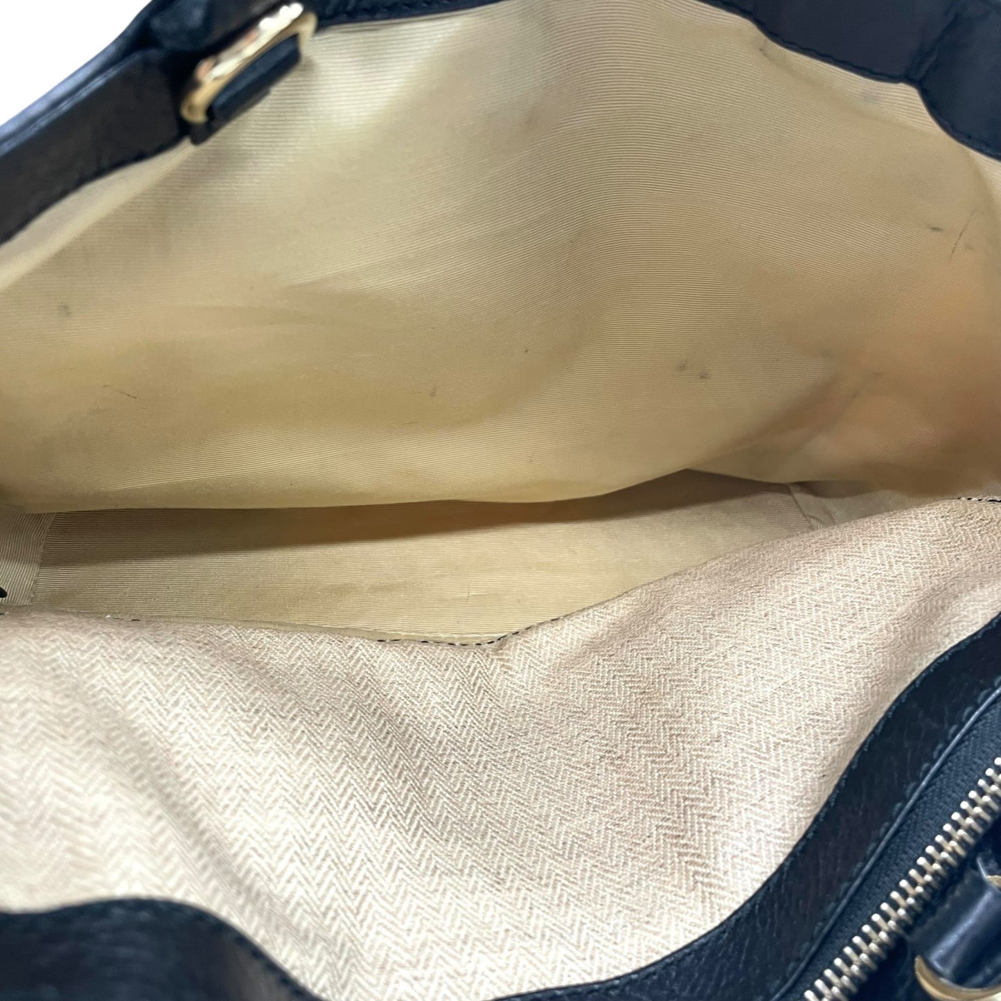 BVLGARI ブルガリ コレツィオーネ 2WAY ハンドバッグ トートバッグ ショルダーバッグ ロゴ キャンバス レザー ベージュ 黒 ブラック ゴールド金具 斜め掛け可 メンズ レディース K3