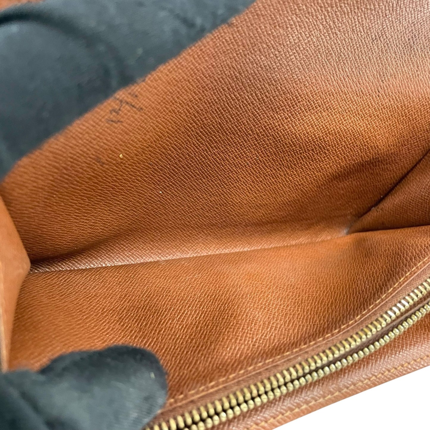 LOUIS VUITTON ルイヴィトン モノグラム ポシェット ポルトモネ クレディ 長財布 二つ折り ファスナー M61726 茶 ブラウン PVC レザー メンズ レディース W3