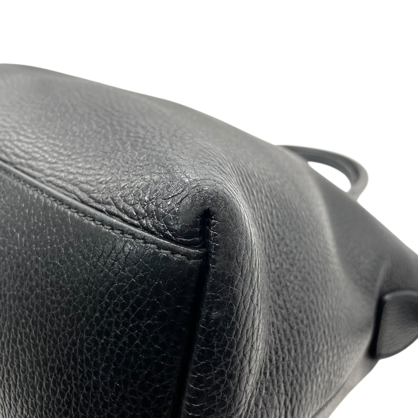 美品 GUCCI グッチ 2WAY ハンドバッグ ショルダーバッグ 449651 インターロッキングG ブラック レザー ゴールド金具 斜め掛け可 レディース D