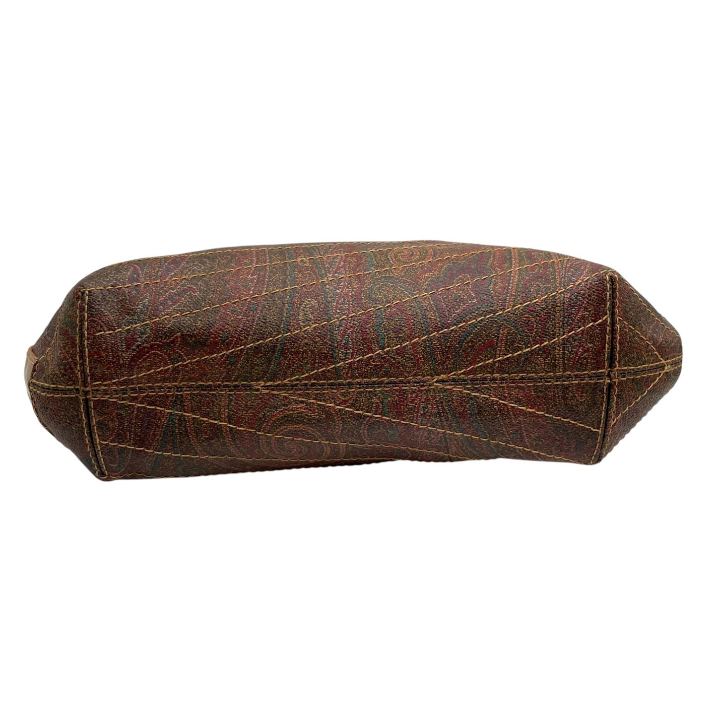 美品 エトロ ETRO ペイズリー柄 ショルダーバッグ ワンショルダー レザー ブラウン 茶色 ヴィンテージ バッグ レディース K6