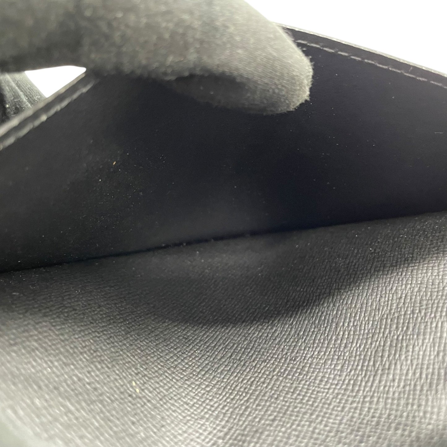 LOUIS VUITTON ルイヴィトン タイガ ポルトフォイユ･ブラザ 二つ折り 長財布 M30501 レザー 黒 ブラック シルバー金具 メンズ W5