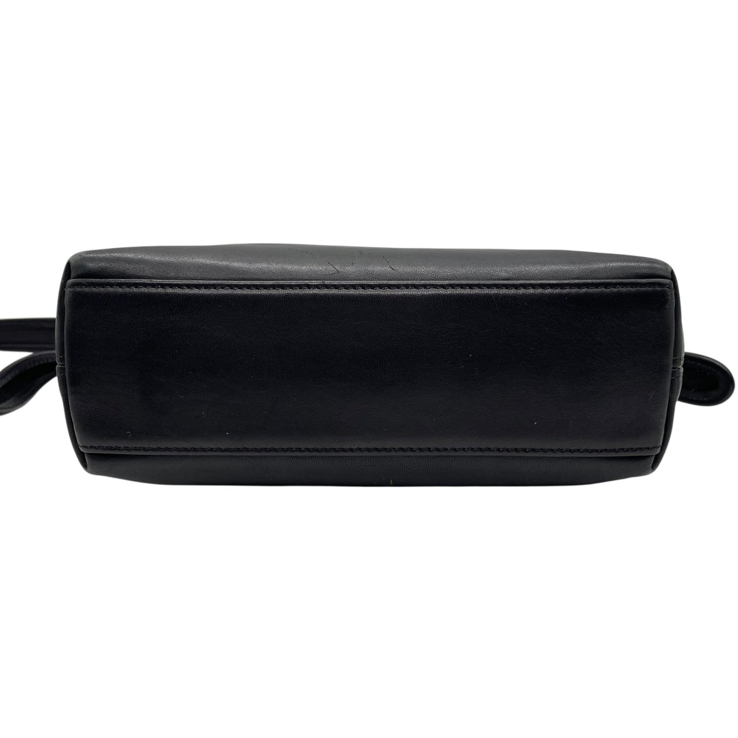 COACH OLD オールドコーチ 黒 ブラック ショルダーバッグ クロスボディ 斜め掛け ワンショルダーバッグ 肩掛け サコッシュ ポシェット オールレザー Vintage ヴィンテージ オールド 廃盤 稀少 9136 B1