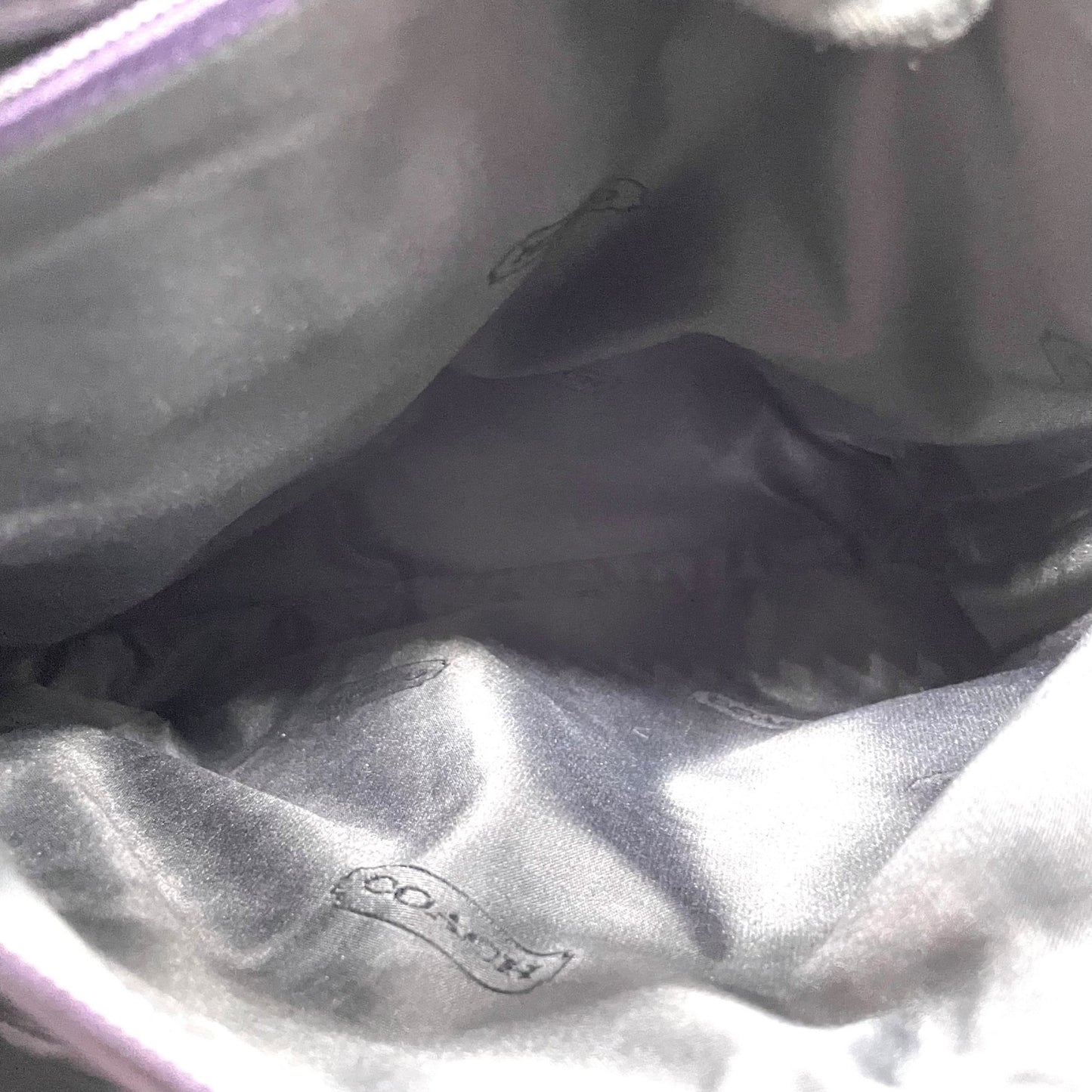 COACH コーチ 9047 ショルダーバッグ レザー パープル【中古】 レディース