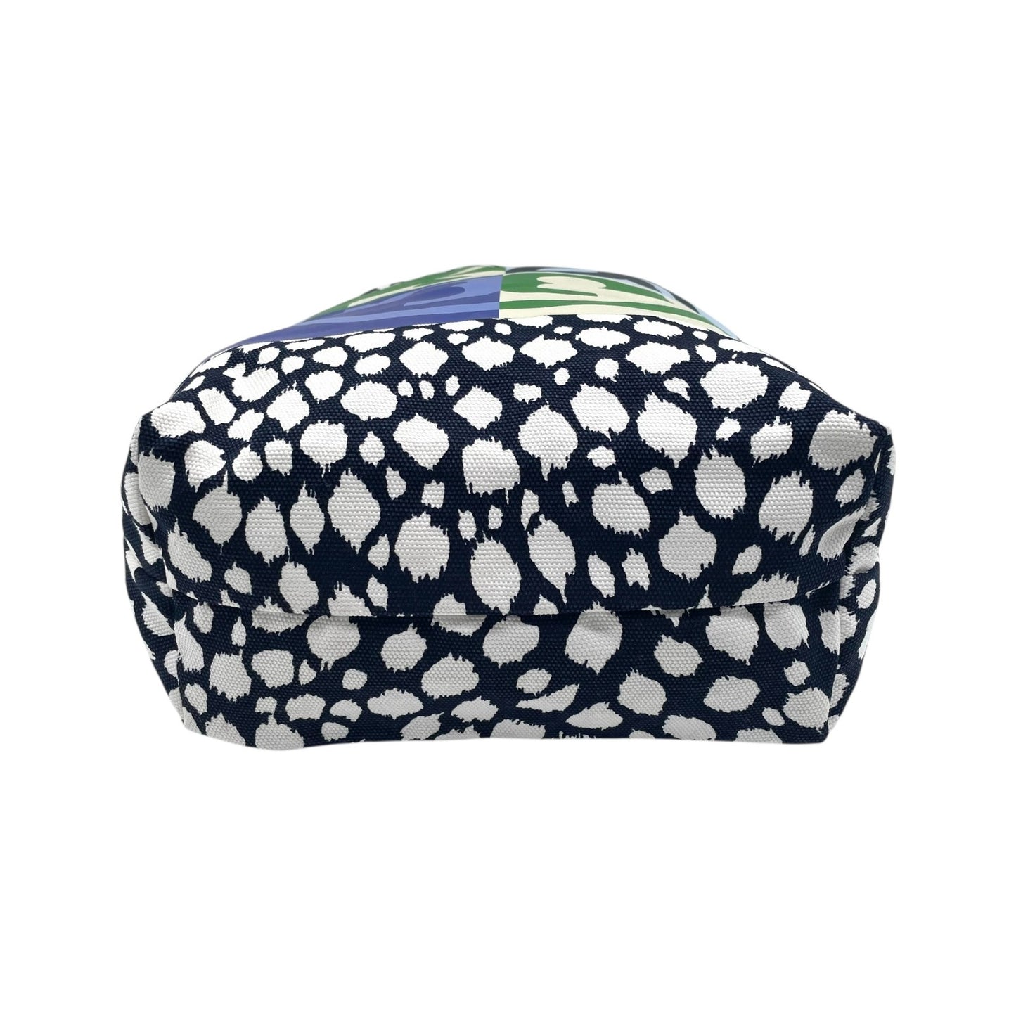 未使用級 美品 Tory Burch トリーバーチ トートバッグ キャンバス ロゴプリント ビッグロゴ ダブルTロゴ マルチカラー U8