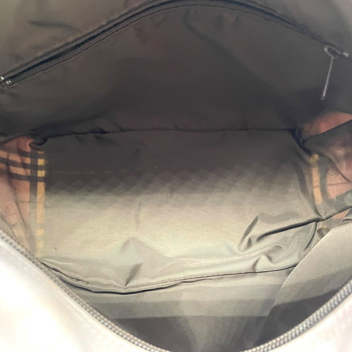 BURBERRY BLUE LABEL バーバリーブルーレーベル ハンドバッグ ノバチェック ピンク ブラウン シルバー金具 ナイロン レザー ファスナー開閉 ミニトート 手提げ ヴィンテージ レディース U9