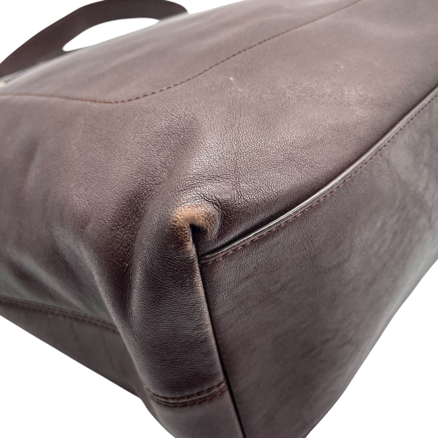 COACH コーチ オールドコーチ レザー ショルダーバッグ ダークブラウン 茶 ヴィンテージ U2 本革 クロスボディ 斜め掛け可 シンプル クラシック Old Coach Shoulder Bag