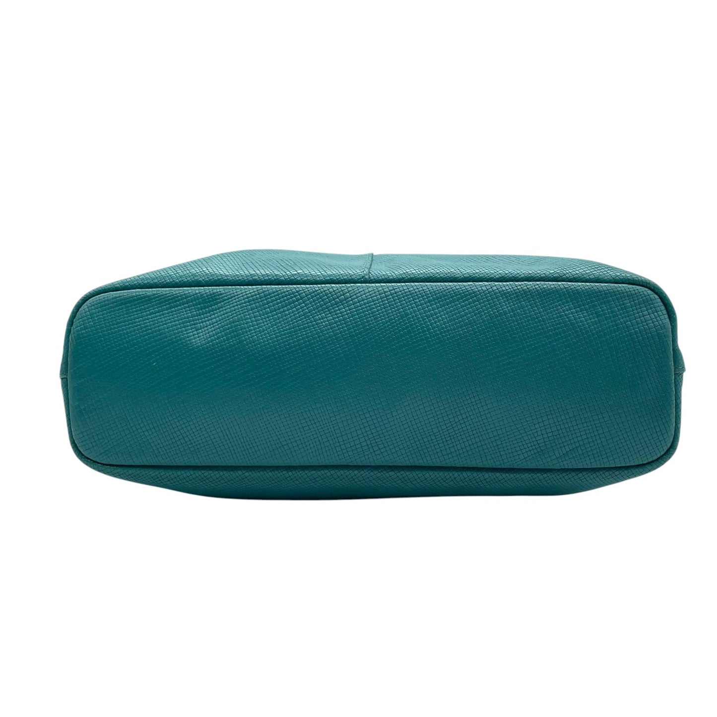 ロンシャン LONGCHAMP クアドリ レザー ホーボーバッグ ショルダーバッグ 水色 ターコイズブルー シルバー金具 U2