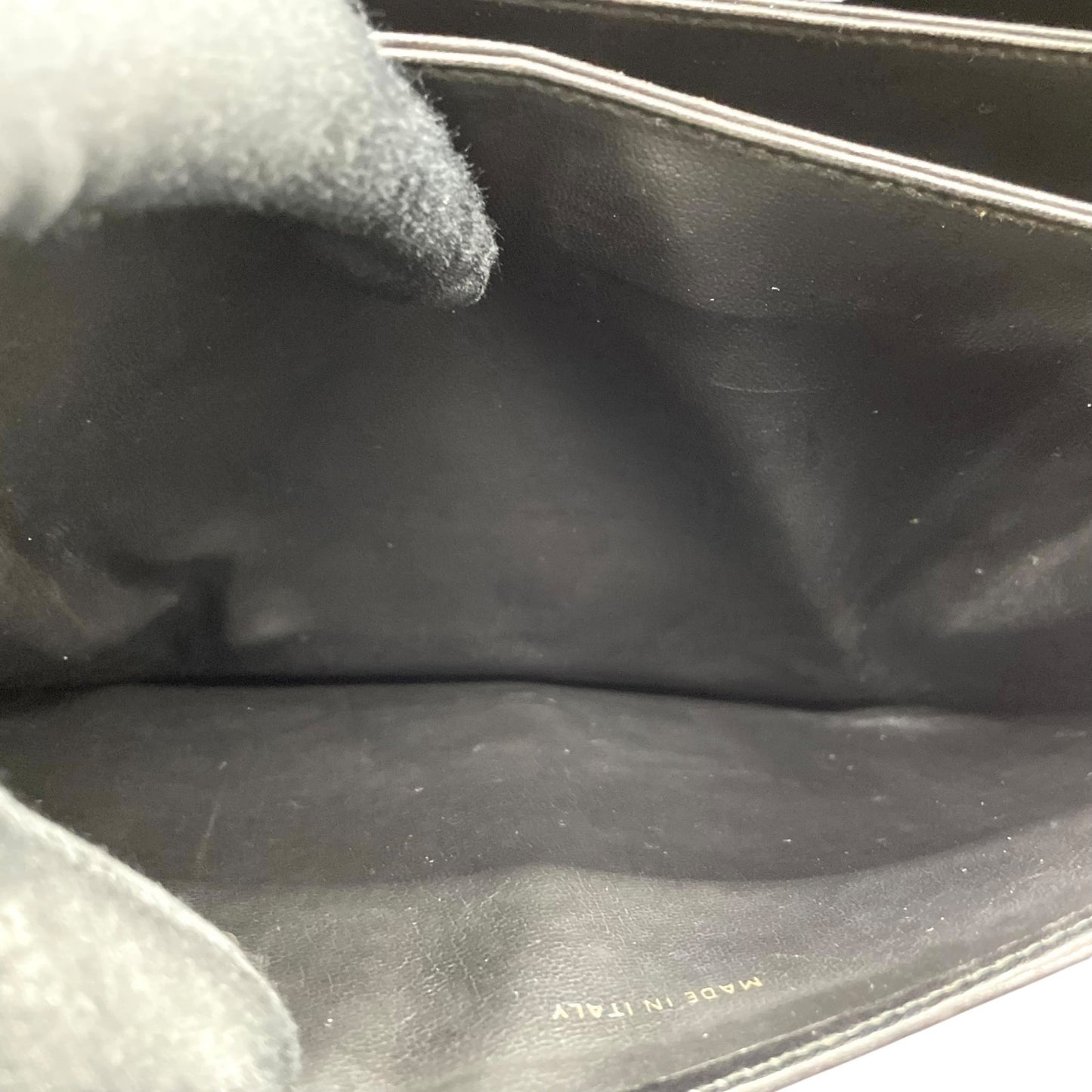 美品 セリーヌ CELINE ホースロゴ ホースキャリッジ金具 ショルダーバッグ 黒 ブラック レザー ヴィンテージ 馬車金具 金金具 ゴールド K5