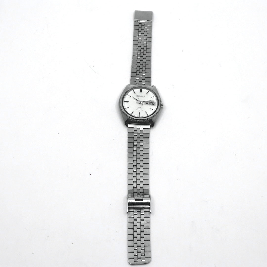 【稼働品】 seiko セイコー ロードマチック 腕時計 5606-7000 自動巻き 25石 デイデイト 絹目文字盤 メンズ アナログ ヴィンテージ 70年代 昭和レトロ アンティークウォッチ クラシックデザイン 日本製 オートマティック G4