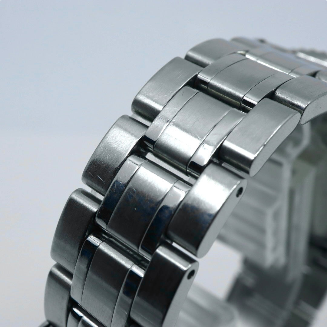 【美品】 orient オリエント キングマスター 腕時計 ER14-C2 自動巻き 21石 ダイバーズデザイン 10気圧防水 メンズ アナログ ホワイトダイヤル シルバー 回転ベゼル スポーツウォッチ ステンレス G2