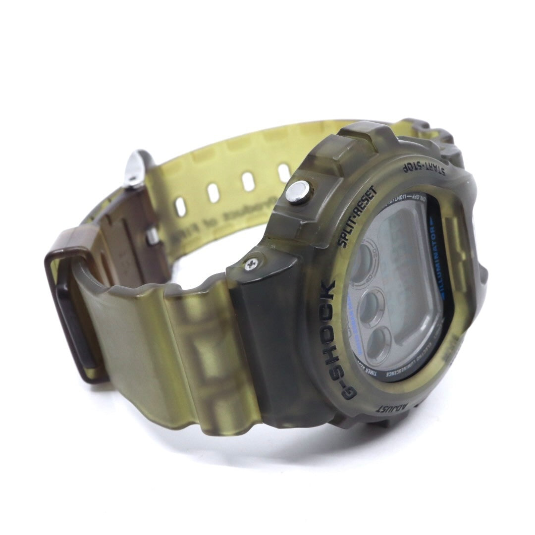 【未使用級/電池交換済】カシオ G-SHOCK DW-6900WF 1998 FIFAワールドカップ フランス大会 限定モデル 腕時計 メンズ デジタル スケルトン カーキ 20気圧防水 ストリート カジュアル ヴィンテージ クリーニング済み G2