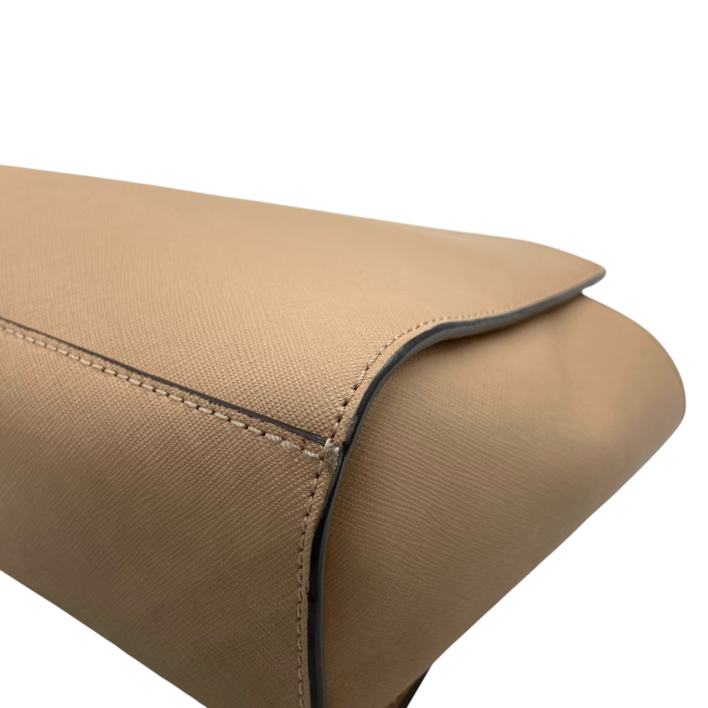 マイケルコース MICHAEL KORS ショルダーバッグ ベージュ レザー ゴールド金具 ロゴ 斜め掛け可 ファスナー開閉 レディース S98