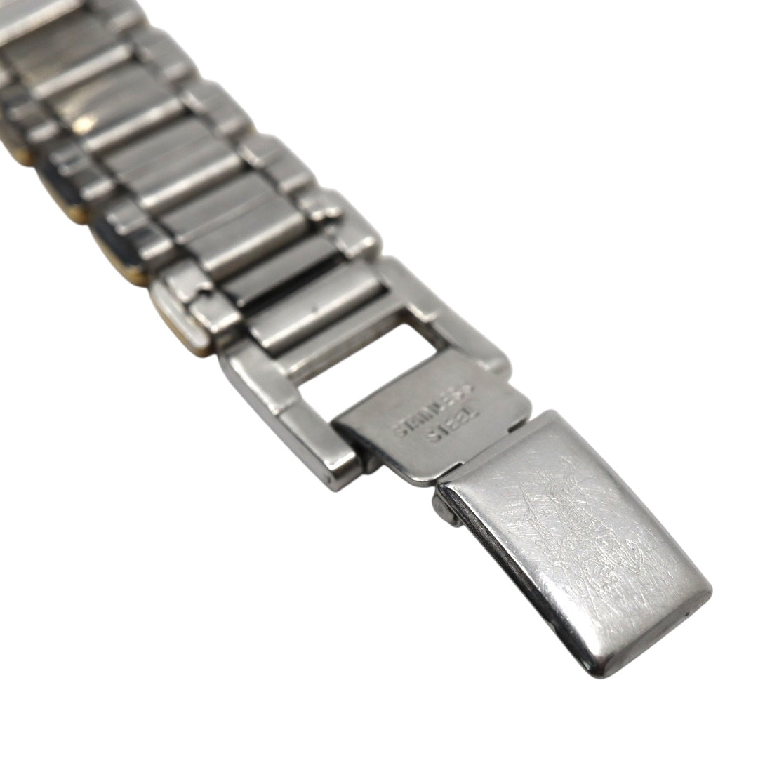 【電池交換済】バーバリー Burberrys 腕時計 11500L レディースウォッチ クォーツ コンビ シルバー ゴールド ローマンインデックス ホースロゴ クラシック ヴィンテージ アナログ 稼働品 G3