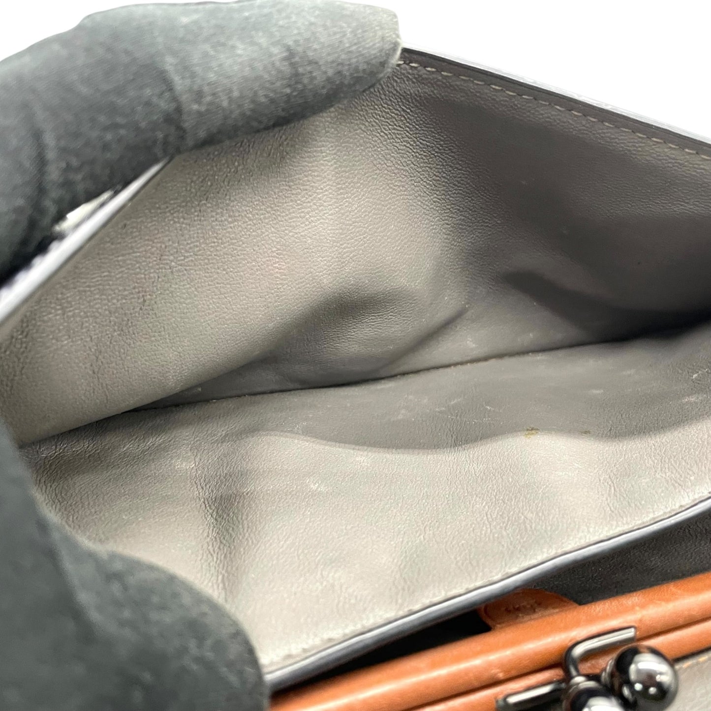 COACH コーチ ショルダーバッグ 紺 ネイビー レザー ブラック金具 ターンロック ディンキー ミニバッグ お財布バッグ 斜め掛け可 レディース C5