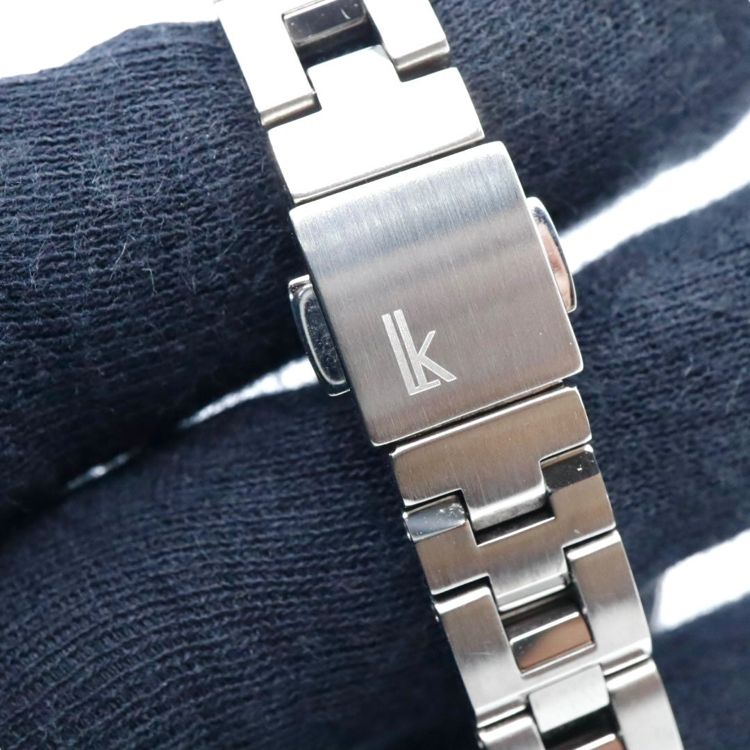 【未使用級/美品/稼働品】セイコー ルキア SEIKO LUKIA レディース腕時計 1B25-0AH0 ソーラー電波 ワールドタイム シルバー ラメ文字盤 グリッターダイヤル ステンレス 日本製 エレガント ビジネス クリーニング済 G2