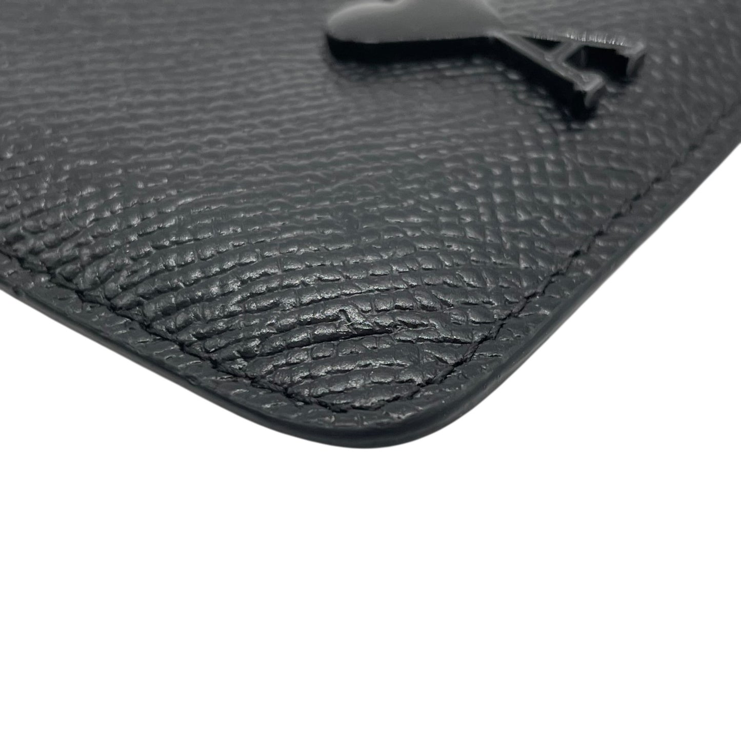 アミ パリス AMI PARIS アレクサンドル マテュッシ ジップカードホルダー フラグメントケース コインケース 小銭入れ カードケース ミニ財布 ブラック ノワール レザー レディース M5