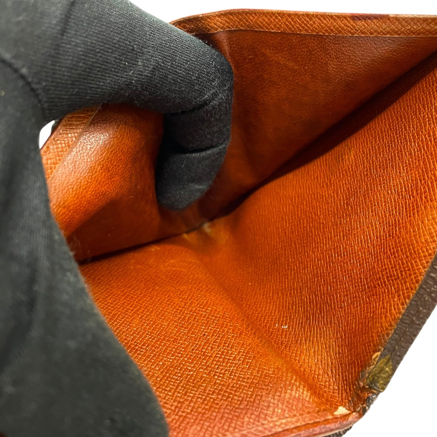 LOUIS VUITTON ルイヴィトン モノグラム コンパクトウォレット 三つ折り財布 Wホック ポルトモネビエ M61660 茶 ブラウン PVC レザー メンズ レディース M2