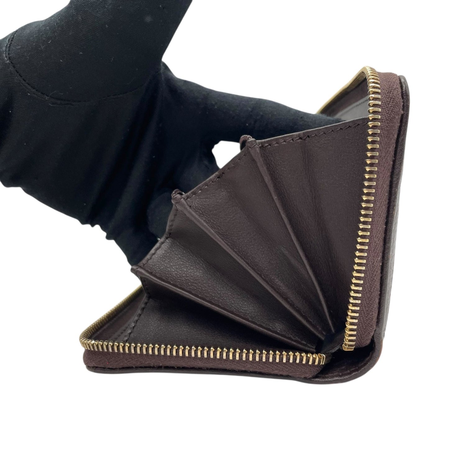 Authentic GUCCI Long Wallet Guccissima Black Brown Bicolor Leather Gold Interlocking G