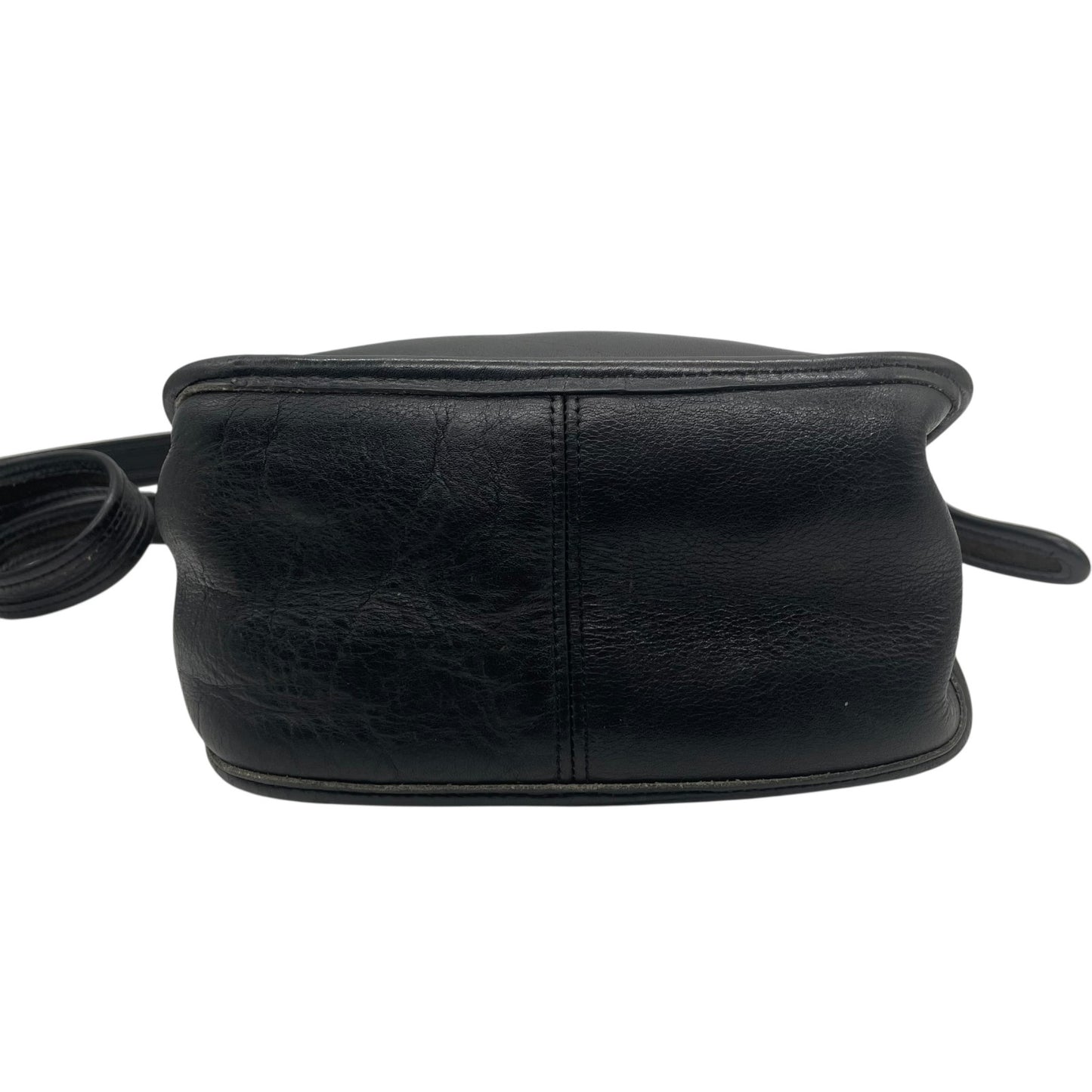 希少 90's OLD COACH オールドコーチ 9950 ショルダーバッグ マシューヒーリー ゴールド金具 黒 ブラック ユニセックス ヴィンテージ 斜め掛け レザー A1