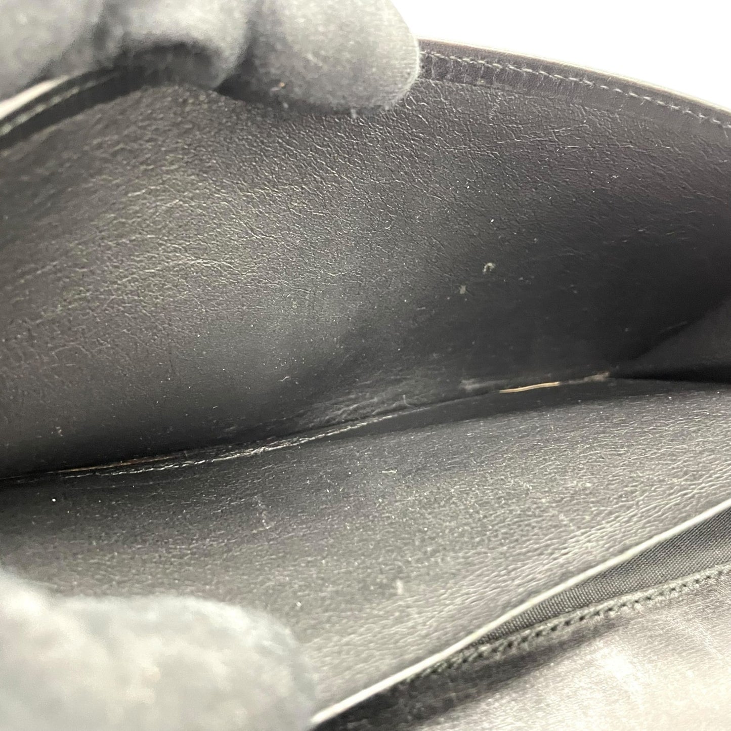 GUCCI グッチ GGマーモント 長財布 Wホック 213318 ダブルG 黒 ブラック レザー ゴールド金具 W5