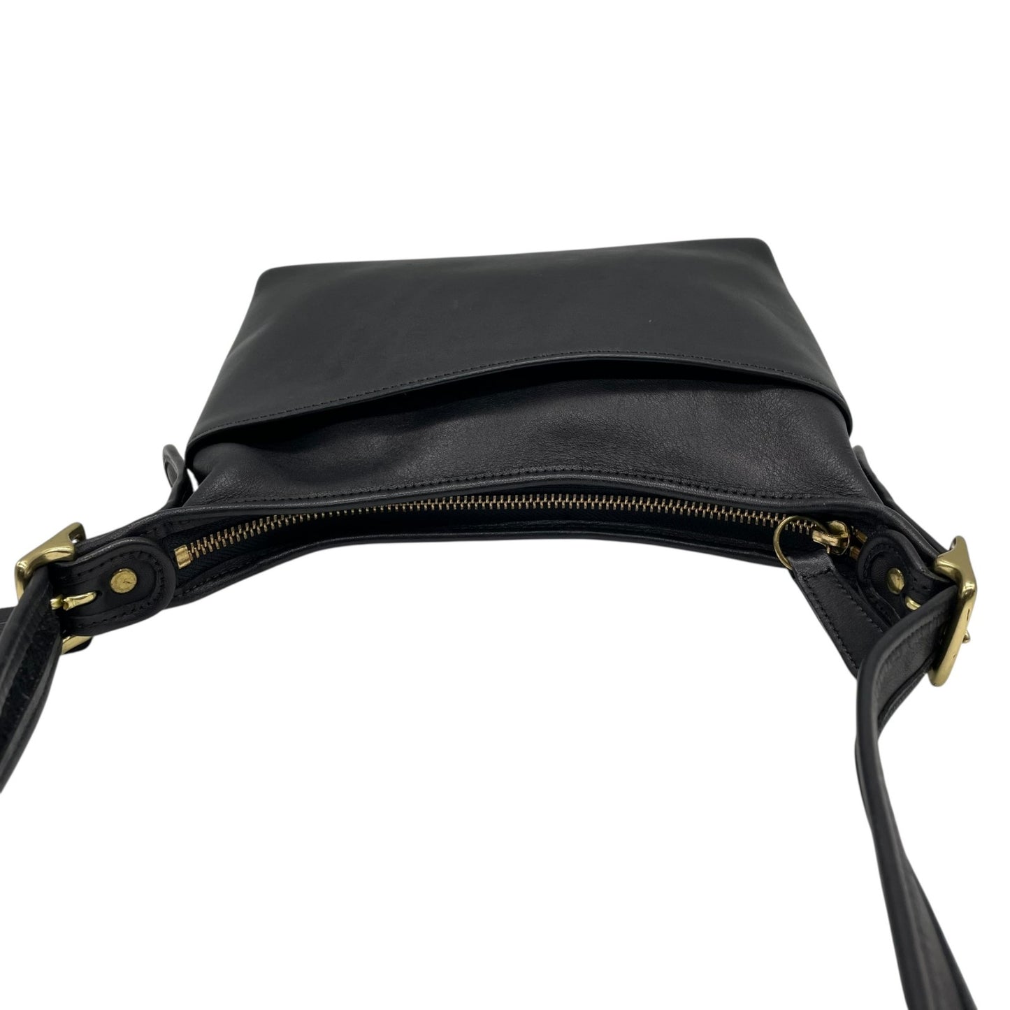 COACH OLD オールドコーチ 黒 ブラック ショルダーバッグ クロスボディ 斜め掛け ワンショルダーバッグ 肩掛け サコッシュ ポシェット オールレザー Vintage ヴィンテージ オールド 廃盤 稀少 9136 B1