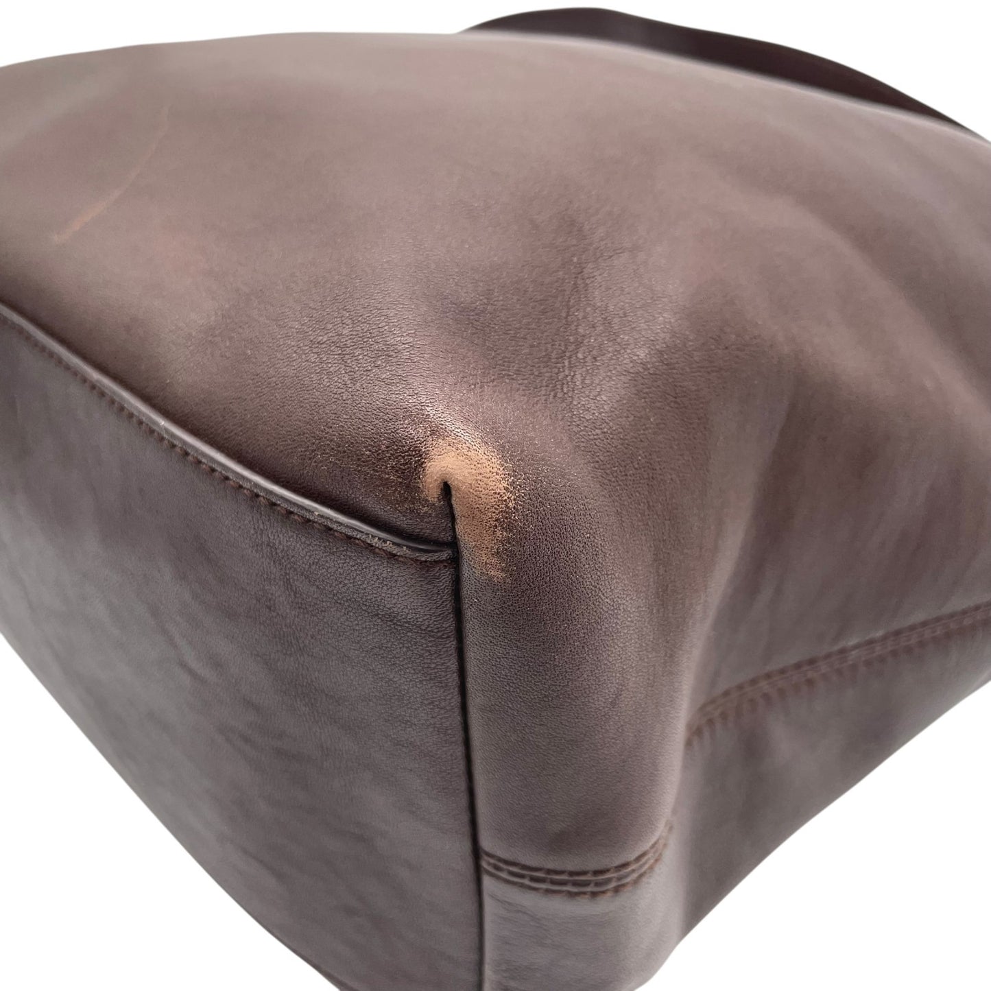 COACH コーチ オールドコーチ レザー ショルダーバッグ ダークブラウン 茶 ヴィンテージ U2 本革 クロスボディ 斜め掛け可 シンプル クラシック Old Coach Shoulder Bag