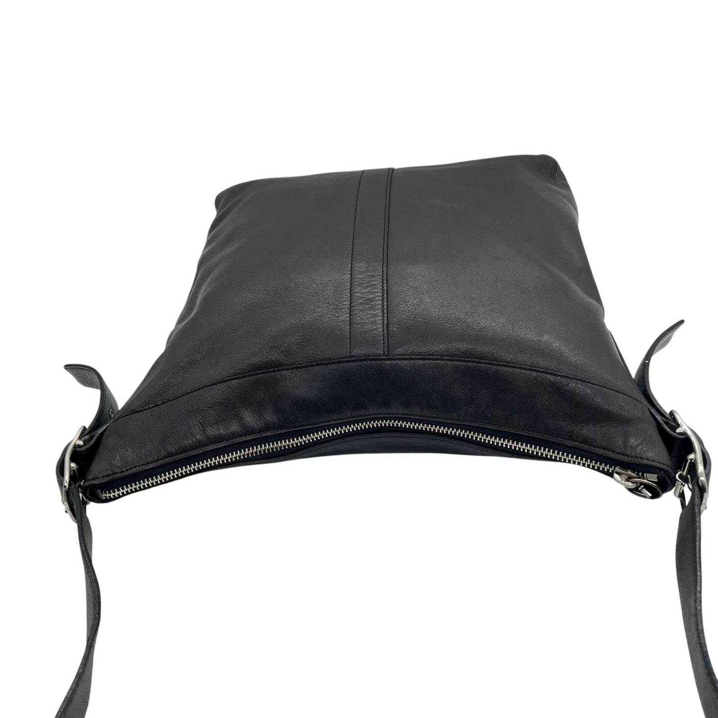 COACH コーチ オールドコーチ レザー ショルダーバッグ ブラック 黒 ヴィンテージ 9188 U2 本革 シンプル ミニマルデザイン USA製 Old Coach Shoulder Bag