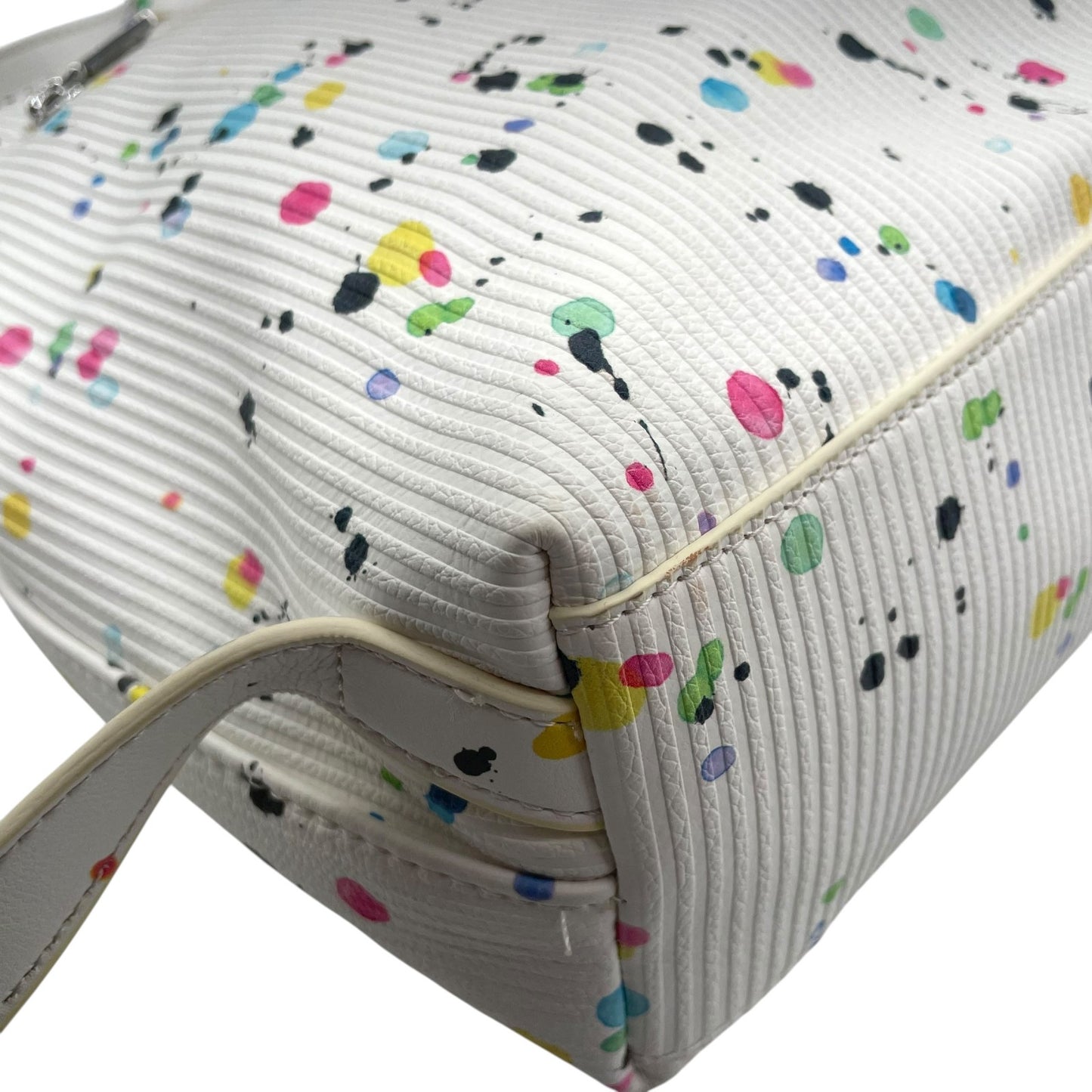 デシグアル Desigual バックパック リュック 白 ホワイト カラフル ペイント柄 マルチカラー アートデザイン S95