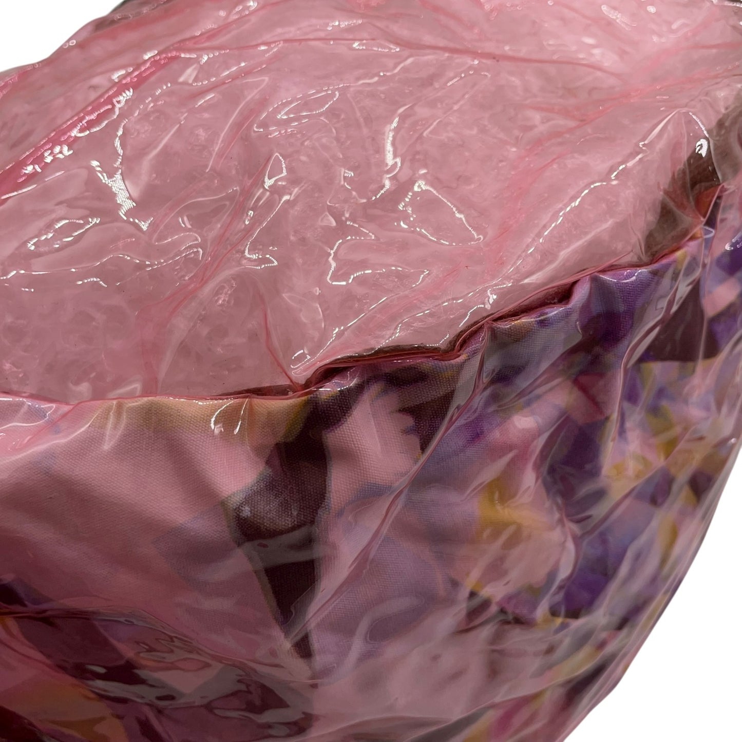 ディーゼル DIESEL PVC×ナイロン ショルダーバッグ トートバッグ ピンク レディース S95 Y2K 00s vintage