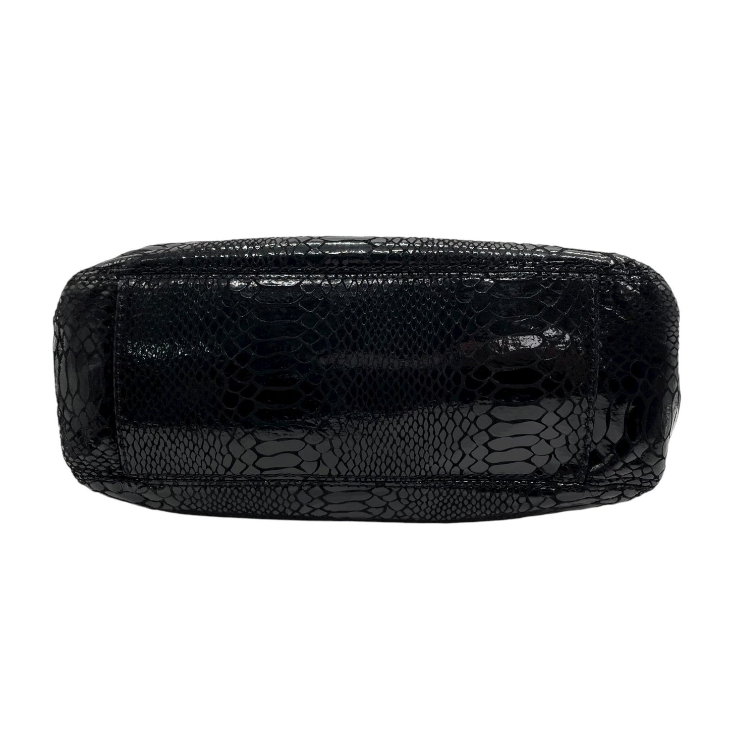 美品 マイケルコース MICHAEL KORS 型押し レザー トートバッグ ショルダー 肩掛け 黒 ブラック 金金具 ゴールド金具 C10