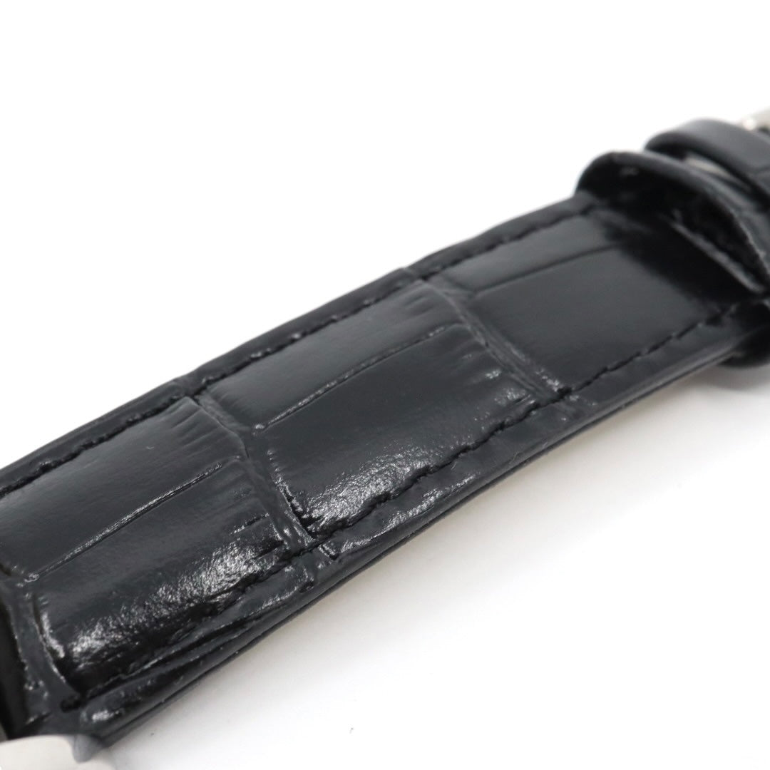 【極美品】ジョン・ハリソン J.Harrison 腕時計 JH-003C スケルトン 自動巻き ゴールド ブラック メンズ レザーベルト アナログ タキメーターベゼル シースルーバック クラシック ゴージャスデザイン G2